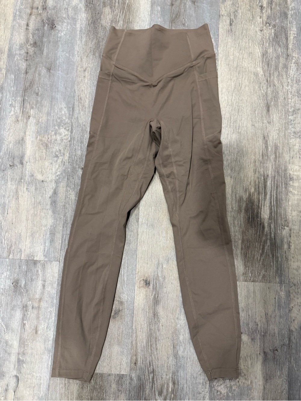 HALARA Taupe High-Waist Active Leggings
